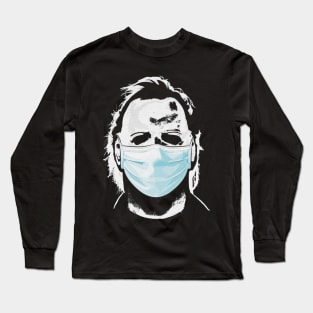 Face Mask Horror Long Sleeve T-Shirt